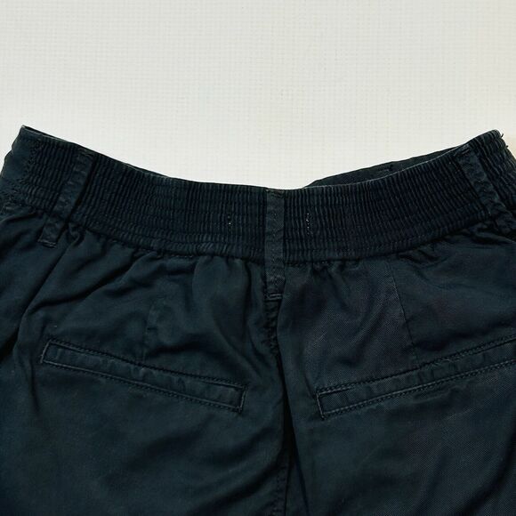 Good American A Line Drapey Trouser Short Size 2 Black 25”x4” 90s Y2K Pleated - Picture 7 of 14